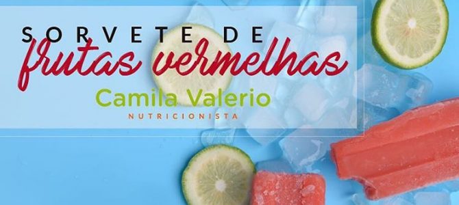 Sorvete de Frutas Vermelhas